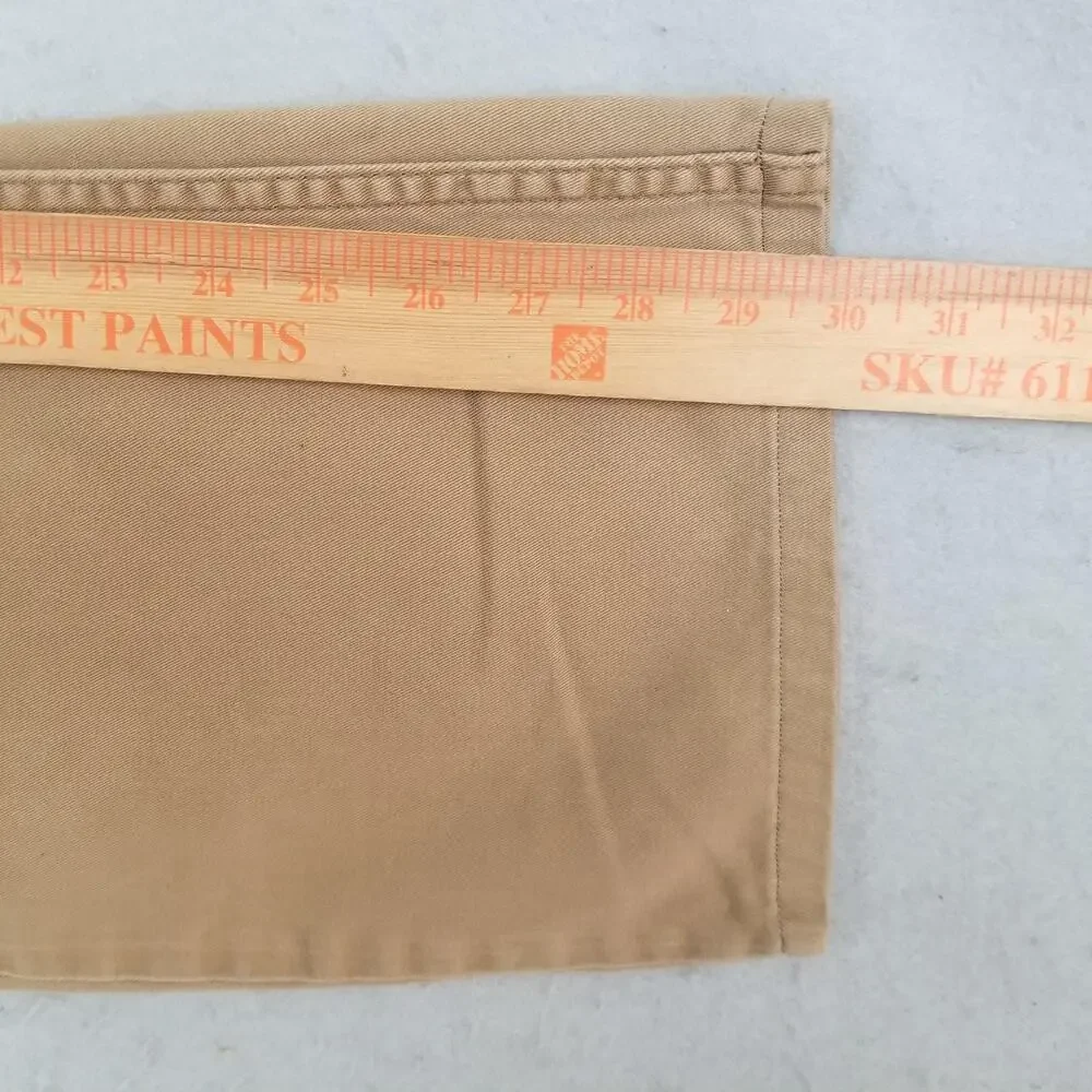 Polo Ralph‎ Lauren Authentic Dungarees Jeans Mens 36x32 Beige Straight Denim